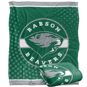 Babson College Logo Dots Silky 50x60 Blanket, 1 Sided - 1 of 4