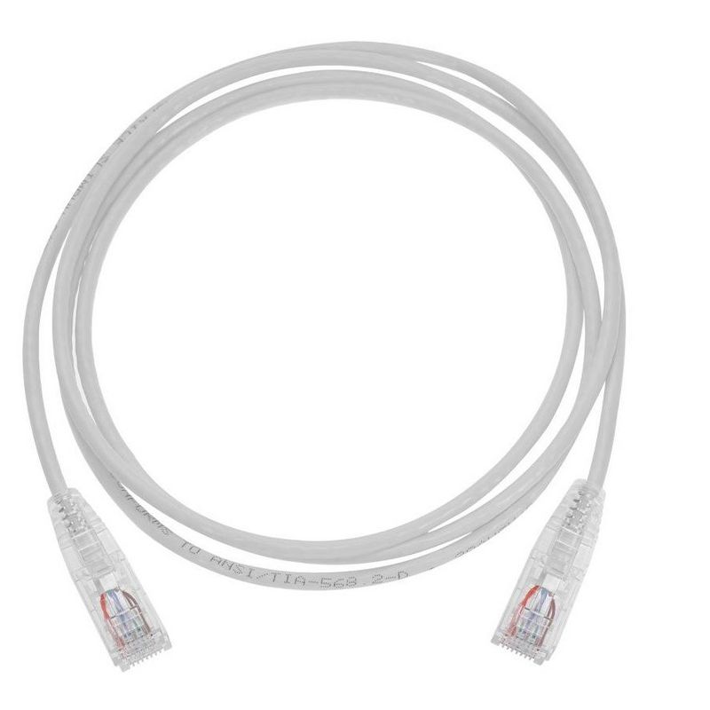 Monoprice Cat6 Ethernet Patch Cable - 5 Feet - White | Network Internet Cord - Snagless RJ45 Stranded 550MHz UTP CMR Riser Rated Pure Bare Copper Wire, 4 of 7