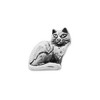 Black Bow Jewelry Sterling Silver Ragdoll Cat Bead Charm - 2 of 4