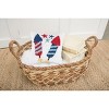 C&F Home 8"  x 8" Patriotic Stars & Rocket Fireworks Hooked Small/Petite Accent Throw Pillow - 3 of 4