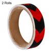 Unique Bargains Arrow Waterproof Adhesive High Visibility Warning Trucks Cars Reflective Tape 2 Pcs - 3 of 4