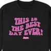 Men's - Barbie - Best Day Ever Graphic Fleece Sweatshirt - 2 of 4