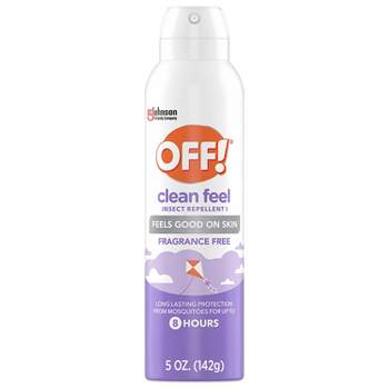 OFF! Clean Feel Insect Repellent I Fragrance Free Personal Bug Spray  Aerosol 5oz