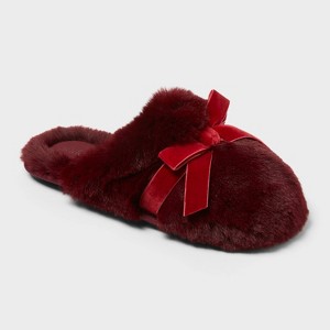 Women's Arbor Plush Scuff Slippers - Auden™ - 1 of 4