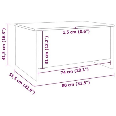Concrete Gray Lift-Top Wood Coffee Table with Hidden Storage