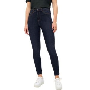 Ellos Slim Stretch 5 Pocket Skinny Jeans : Target