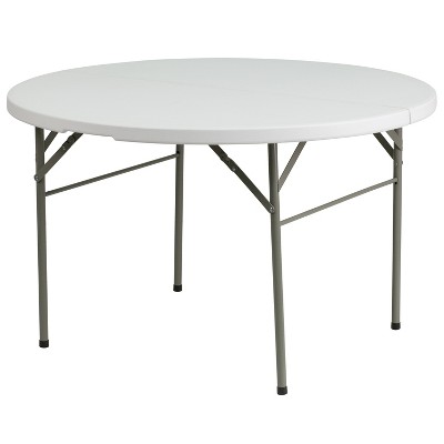 target round folding table