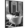 Amanti Art Rub a Dub Buffalo by Niky Rahner Framed Canvas Wall Art - 2 of 4