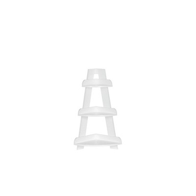 Amery Collection Corner Ladder Wall Shelf White - RiverRidge Home