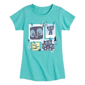 Girls' - Disney - Harris, Hubert, & Hamish Fitted Short Sleeve Graphic T-Shirt - 1 of 4