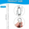 Unique Bargains Stainless Steel Outdoor Furniture Accessories Fitness Hammock Swing Chair Hanging Chains 2 Pcs - 2 of 4