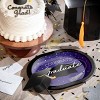 Creative Converting Graduate School Spirit Purple Oval Paper Plates 24ct - 2 of 4