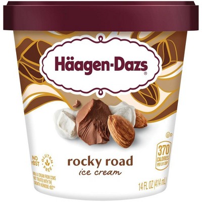 Haagen-Dazs Rocky Road Ice Cream - 14 floz