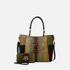 MKF Collection Bonita Crocodile Embossed Tote handbag with Wallet by Mia K - 2 of 4