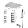 CASAINC 4-Way Shower System with LED and Music Player in Brushed Nickel - 4 of 4