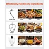 VEVOR Stand Mixer,5.3QT+4.4QT Stainless Steel Bowls,10+Speeds Tilt-head Mixer, with Dough Hook, Wire Whip, Beater, Scraper, Household Mixer for Baking - 3 of 4