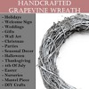 Kraft Lane: 18" Flocked Grapevine Wreath - Snow, DIY Craft Projects, Handcrafted - 3 of 4