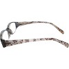Calabria 744 Animal Print Lightweight & Comfortable Designer Reading Glasses with Matching Case in Grey +2.00 - 2 of 4