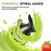 Masticating Juicer, 5.2-inch Feed Chute for Whole Fruits &Vegetables, Non-Clogging Slow Cold Press Juicer with Triple Strainers, Powerful 200W Motor - 4 of 4