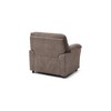 Chenille Upholstered Chair with Flared Arms, Nailhead Trim, Removable Back and Foam-Encased Coil Spring Seating with Pillow-Top Arm Cushions - 3 of 4