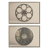 (Set of 2) 23" x 33" Sylvie Movie Tin Canvas by Saint and Sailor Studios Gray - Kate & Laurel All Things Decor - 2 of 4
