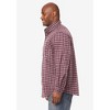 KingSize Men's Big & Tall Long Sleeve Wrinkle Free Sport Shirt - 4 of 4