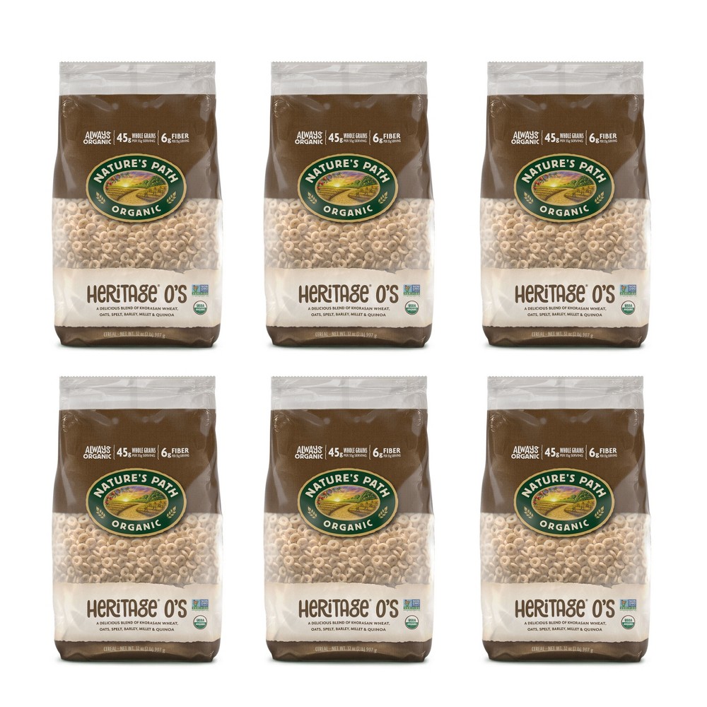 UPC 058449770015 product image for Nature's Path Organic Heritage O's Cereal 6pk/192oz | upcitemdb.com