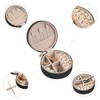 Unique Bargains Travel Gifts Small Portable Plush Velvet Jewelry Organizer - 3 of 4
