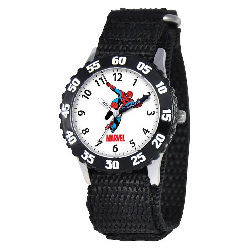 Boys' Marvel Spider-man Watch - Black : Target