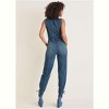 VENUS Womens Denim Utility Jumpsuit - 3 of 4