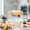 Gulches Snow Cone Makers - Tabletop Shaved Ice Machine with 2 Reusable Cups and Ice Scoop, Blue/Green/Orange - 3 of 4