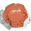 Simply Sage Market S.W.Smiley Spicy Pumpkin Spice Garment Dyed Long Sleeve - 3 of 4