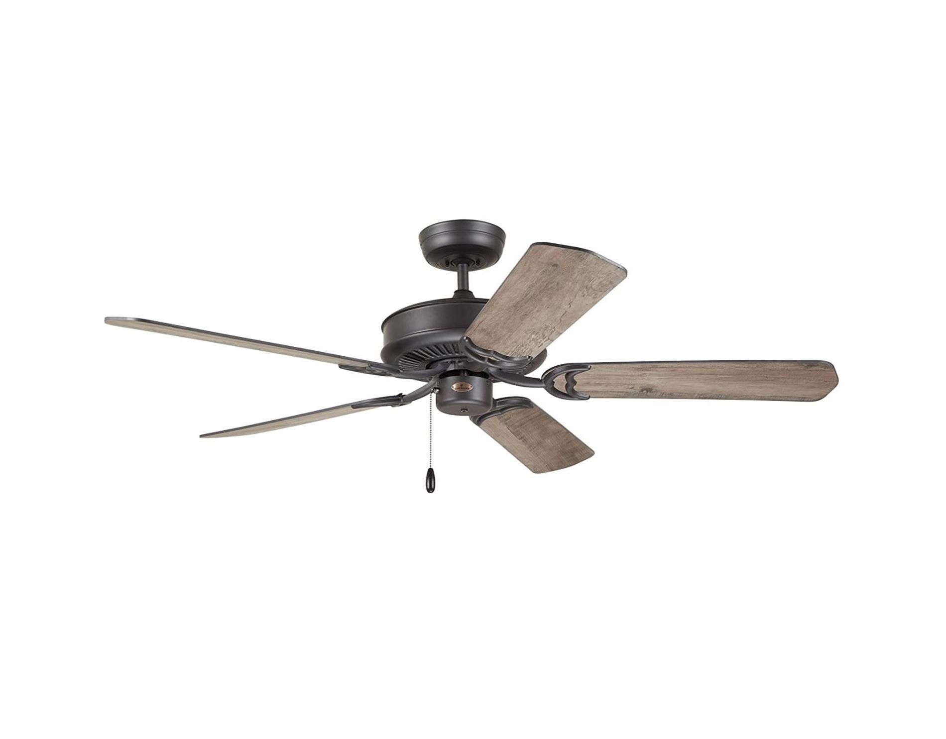 Luminance Kathy Ireland Home Designer 52" Ceiling Fan 5 Reversible Blades Graphite