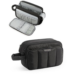 Travel Toiletry Bag for Women, Wide-open Makeup Bag Organizer, Puffy Make Up Case - 1 of 4