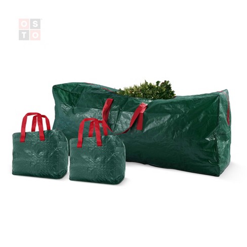 RUBBERMAID Christmas TREE & LAWN Ornament Storage Bag Fits Trees Up To 7.5'  Tall