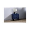 Poundex,2-Drawer Velvet Upholstered Nightstand - 2 of 4
