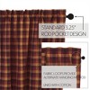 Heritage Farms Primitive Check Panel Set of 2 84x40 - 4 of 4