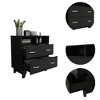 Jump Into Fun Modern Style Two Drawer Dresser With Two Open Shelves, Superior Top, Four Legs Elegant Appearance Easy To Move And Install,For Bedroom - 2 of 4