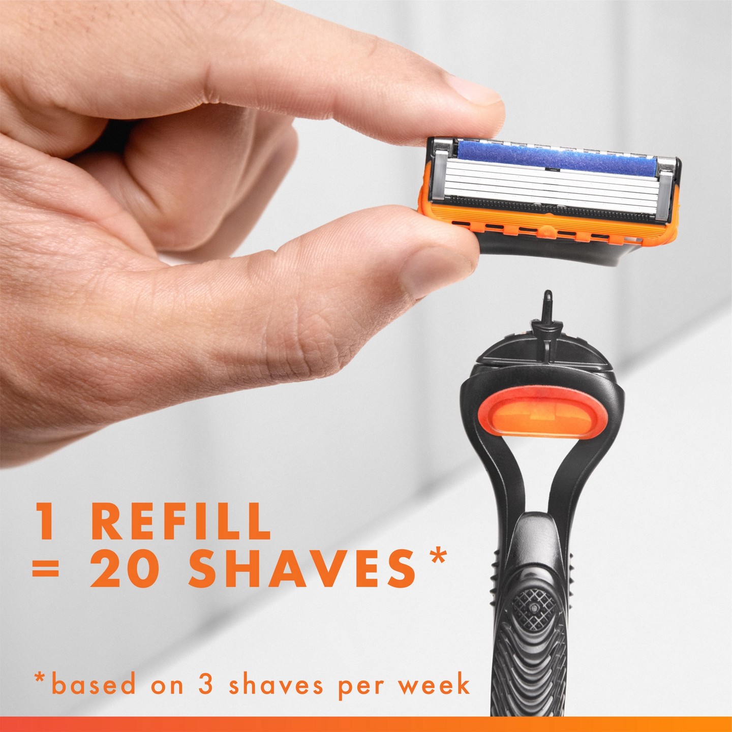 Сменные кассеты для мужской бритвы Gillette Fusion5, 4 шт. — фото 4