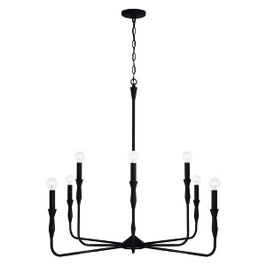 Capital Lighting Paloma 8 - Light Chandelier in  Textured Black - 1 of 1