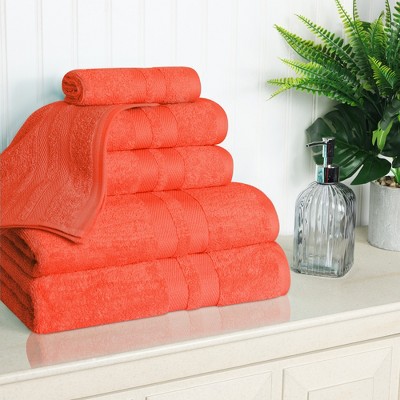 Tommy Hilfiger Plain Orange Range Towel - Bath Sheet (7540 DZD