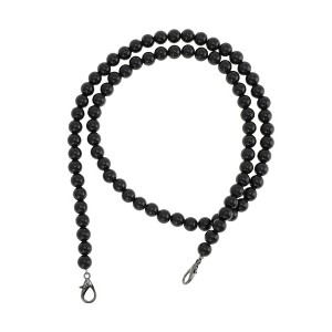 Unique Bargains Faux Pearl Handbag Strap Black 1 Pc - 1 of 4
