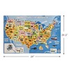 Padded Velvet Fleece Polyester Rug - Low Pile, Non-Slip, Easy-Clean, Ideal for Kids' Rooms - Antistatic, Durable - 47 x 71 Inches - USA - 3 of 4
