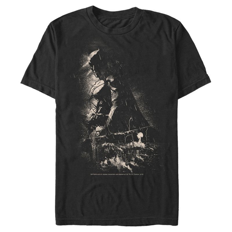 Men's Batman Grunge Hero in Shadow T-Shirt, 1 of 5
