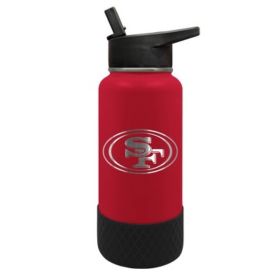 NFL San Francisco 49ers 20oz Clip On Water Bottle  Nfl san francisco, Nfl  green bay, San francisco 49ers