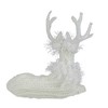 Northlight Cable Knit Sweater Sitting Reindeer Christmas Figure - 9.75" - image 4 of 4