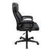 ORRD Ergonomic Office Chair High Back with Lumbar Support, Black Faux Leather Executive Desk Chair - Adjustable Swivel Tilt Recline - 4 of 4