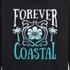 Women's - Instant Message - Forever Coastal Lightweight French Terry Wide Neck Long Sleeve Graphic Shirt - 2 of 4