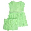 RuffleButts Toddler Girls UPF50+ Active Short Sleeve Bow Dress & Bike Short Set - 2 of 4
