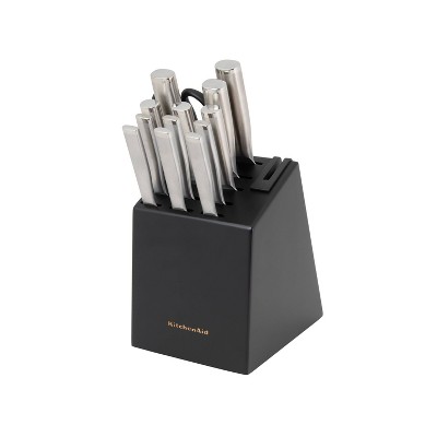 KitchenAid 14pc Stainless Steel Knife Block Set